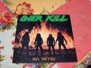 Overkill Feel The Fire Vinyl Record-Megaforce Records-MRI1469-1985-Original