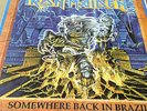 IRON MAIDEN SOMEWHERE BACK IN BRAZIL 2 RED LP