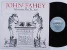 JOHN FAHEY I Remember Blind Joe Death VARRICK ROUNDER LP VG++