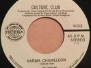 CULTURE CLUB - Karma Chameleon / Thats the way - RARE EL SALVADOR 45 #25