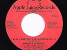 Modern Soul Stepper 45 MARQUEE DeMARCO I Never Wanted To Say Goodbye HEAR Rare