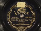 78 RPM -- Paul Howard's Quality Serenaders, Victor 38122, E  Jazz