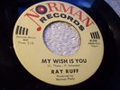 RAY RUFF Love Made a Fool of You / My WIsh is You 45 RPM NORMAN RECORDS 508