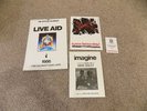 Live Aid 1986 Calendar, Human Rights Programme 1988, Band Aid, Bowie, Mercury