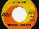TENNESSEE ERNIE FORD Sixteen Tons CAPITOL Soul R&B Popcorn 45 Hear
