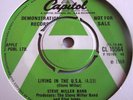 STEVE MILLER BAND   LIVING IN THE U.S.A. ** 1968 CAPITOL 45 DEMO MINT-