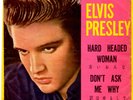 ROCKABILLY - ELVIS PRESLEY - HARD HEADED WOMAN - VERY RARE  JAPAN 45'PS