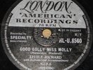 LITTLE RICHARD   GOOD GOLLY MISS MOLLY b/w HEY  UK LONDON 78 RPM E- MINUS GRADE