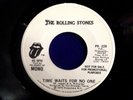 ROLLING STONES TIME WAITS FOR NO ONE RARE PROMO MONO STEREO NEAR MINT
