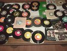 45 rpm records, Beatles, Creedence lots of variety. 42