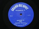 WSM GRAND OLE OPRY SHOW NO. 27 LP w CUE SHEET * WILMA LEE & STONEY COOPER ++++