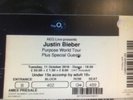 Justin Bieber Purpose World Tour x2 tickets at the O2 arena London