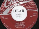 Little Walter BLUES 45 (Checker 793) Oh Baby/ Rocker   VG+  -GREAT