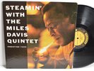 RARE JAZZ LP - STEAMIN' WITH THE MILES DAVIS QUINTET Prestige 7200 DG RVG PROMO