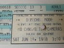 Depeche Mode Ticket 101 pasadena 88 rare ORIGINAL TOP