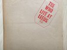 The WHO Live at Leeds original UK press red texture, all inserts beat rock LP