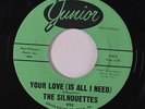 SILHOUETTES: Your Love / Rent Man 45 Vocal Groups