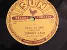 ROCKABILLY 78 RPM RECORD - Johnny Cash - SUN 266 Next In Line & Don't Make Me Go