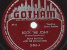 Jimmy Preston Rock The Joint / Drinking Woman 78 rpm V/V+ 1949 R&B Gotham G-188