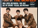 * BEATLES Four by The Beatles EP 1st Pressing CAPITOL EPA 1-2121 Sleeve PS 45