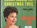 * BRENDA LEE Rockin' Around The Christmas Tree 1st DECCA PictureSleeve PS 45