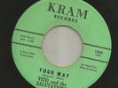 DOOWOP - VITO & the SALUTATIONS -  YOUR WAY  -HEAR BOTH -1962 KRAM