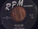 DONNA HIGHTOWER He's My Baby 45, Scarce 1956 ROCKABILLY RPM