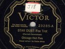 331.  Chicago Hot Five - Star Dust & You Can't Stop Me - Victor 23285