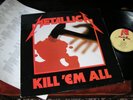 METALLICA  -    Kill 'Em All,   RARE ORIGINAL 1983 UK LP / inner.....DECENT COPY