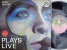 Peter Gabriel ORIG OZ 2LP Plays live NM ‘83 Genesis Art Rock Prog Rock    