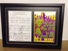 Joss Stone Hand Signed/Autographed Songsheet with a Poster and COA