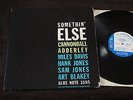 Cannonball Adderley - Somethin' Else (Blue Note BLP 1595 1st Press) RVG. Nice