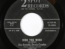 R&B 45 JOE ARNOLD & DAVIS COMBO Ride The Wind / No Clouds In The Sky on 2 Spot