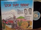 KEITH & TEX Stop That Train m-/vg+ vinyl LP album Crystal 1991