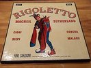 SET 224-6 ED1 VERDI Rigoletto Macneil Sutherland Sanzogno (Vinyl) 3LP box set