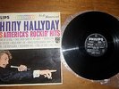 JOHNNY HALLYDAY LP 33T LABEL NOIR POCHETTE GLACEE RECTO VERSO
