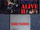 Kiss - Alive  + Alive II + Double Platinum. Double Vinyl LPs.