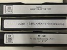 Muse Bliss Time Is Running Out Stockholm Synd VHS Australian Promo videos bundle