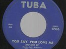 RARE-DETROIT NORTHERN SOUL-TUBA RECORDS 1706-DEE EDWARDS-YOU SAY YOU LOVE ME-45