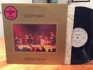 DEEP PURPLE: Made In Japan, Warner Records, White Label Promo, 1st,  USA, LP