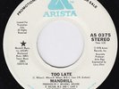 MANDRILL Too Late RARE modern soul 45 CROSSOVER northern soul VINYL not styrene