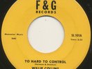 WILLIE COLLINS on F&G —My Love Will Never Fade Away— northern soul xo 45 LISTEN