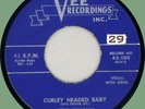 JERRY SULLIVAN Curley Headed Baby / Ella Mae 45rpm Vee 1959 rockabilly