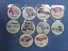 CRUISIN' STREET MACHINE PICTURE DISCS FULL SET OF 10 EX/EX+ 1950s ROCK & ROLL