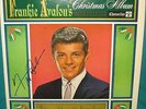 FRANKIE AVALON'S SIGNED CHRISTMAS ALBUM LP VINYL RARE  CHANCELLOR PROOF