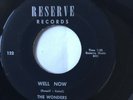 RARE OHIO DOO-WOP 45/ THE WONDERS 
