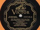 c 78 RPM The High Hatters Victor 22218 in E