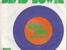 DAVID BOWIE-REBEL REBEL-RARE ORIGINAL YUGOSLAV PS 7