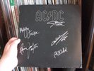 AC/DC Back In Black Record Album Fully Signed In Silver Paint Pen