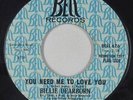 Crossover Soul 45 - Billie Dearborn - You Need Me To Love You - Bell - mp3